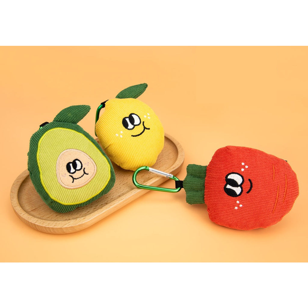 New Creative Fruit Small Fresh Lemon Keychain Bag Hanging Accessories,Temu